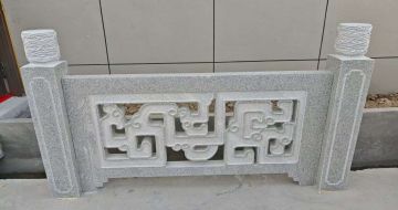 遂宁芝麻白河道栏杆 桥栏杆