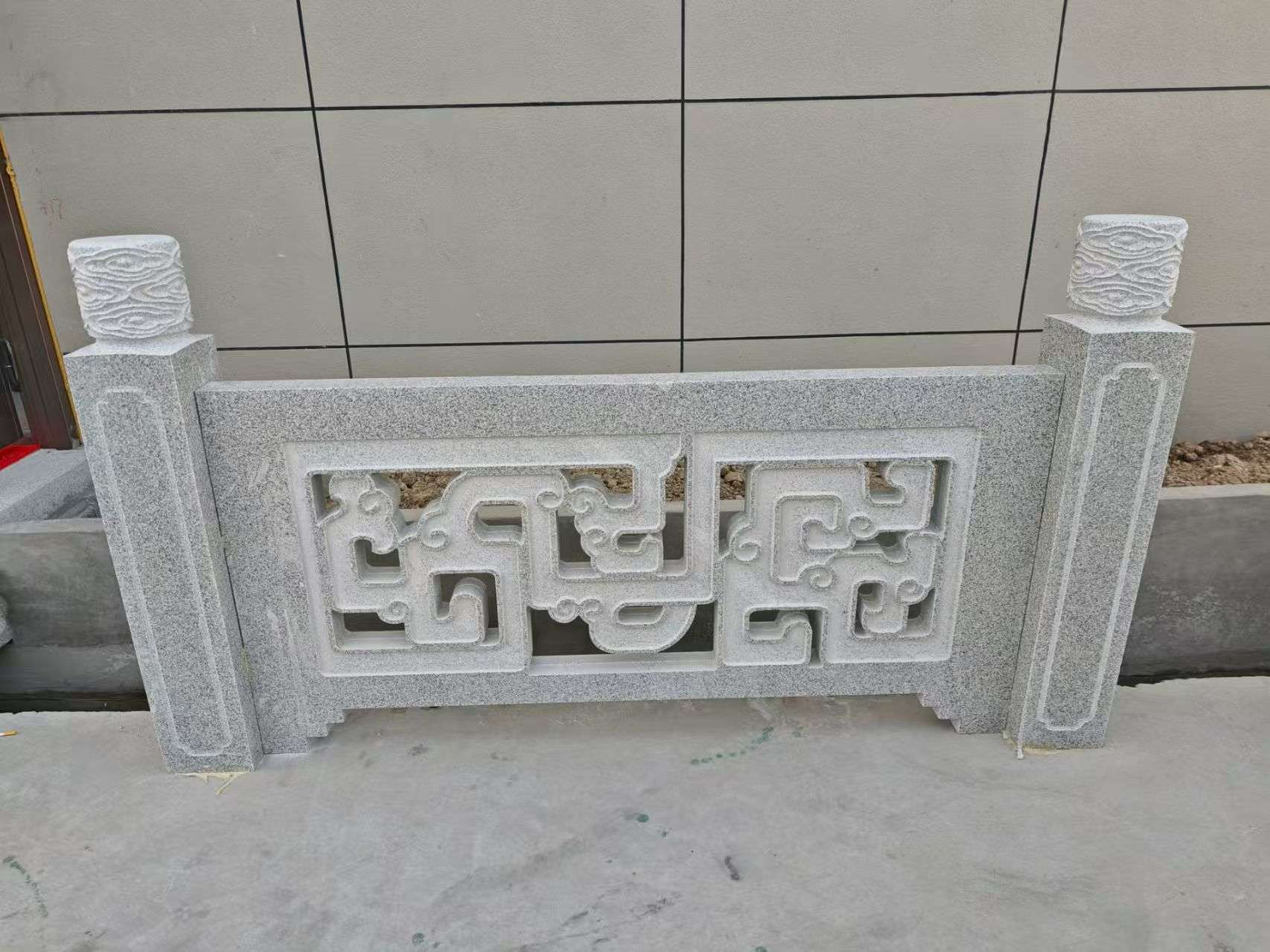 遂宁芝麻白河道栏杆 桥栏杆